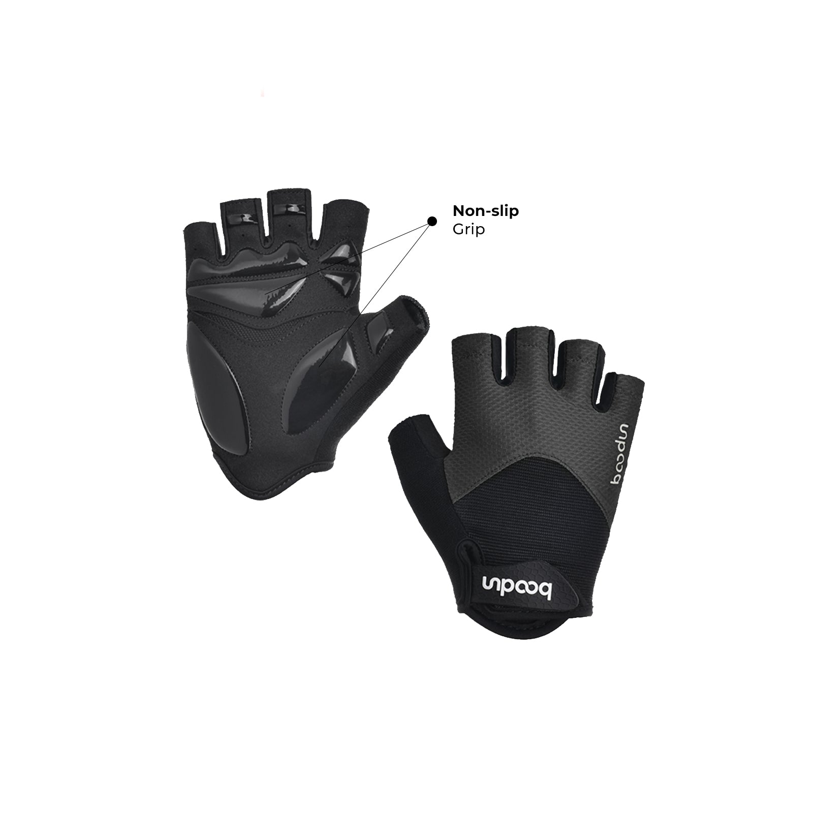 Boodin Cycling Fingerless Gloves
